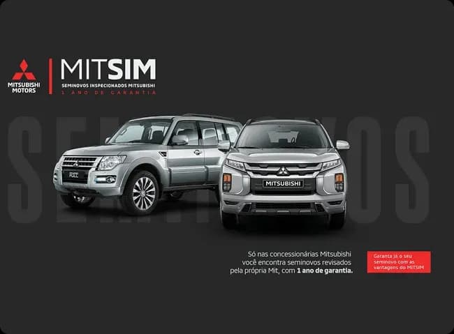 Imagem de Dois Carros Mitsubishi MITSIM